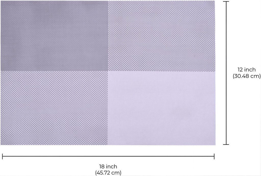 Vinyl Placemats – Washable, Heat Resistant Table Protectors | Non Slip, Durable Kitchen Mats