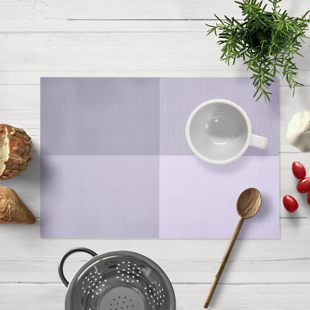 Vinyl Placemats – Washable, Heat Resistant Table Protectors | Non Slip, Durable Kitchen Mats