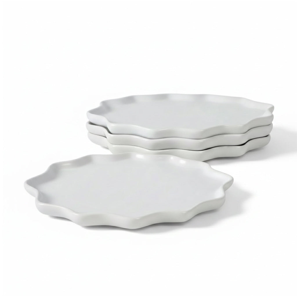 BosilunLife Bring Nature Inside Dinner Plate Recycled Eco-Clay 4-pcs set