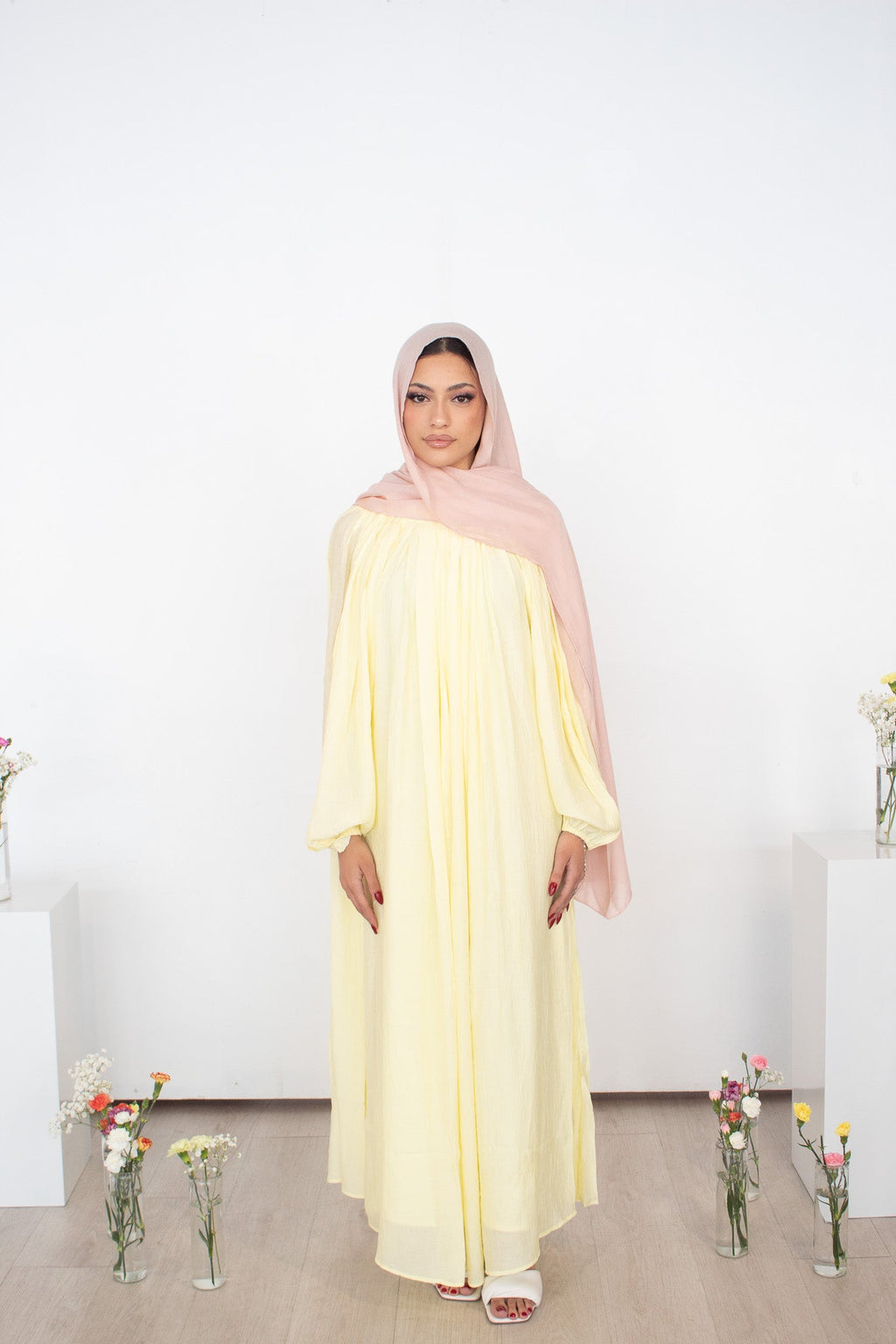 Warda Dress - Yellow Daisy
