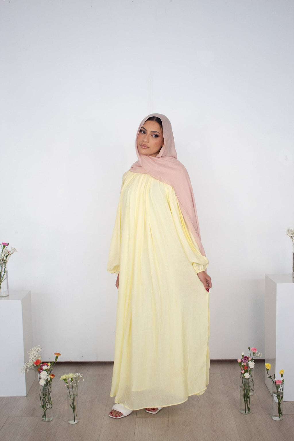 Warda Dress - Yellow Daisy