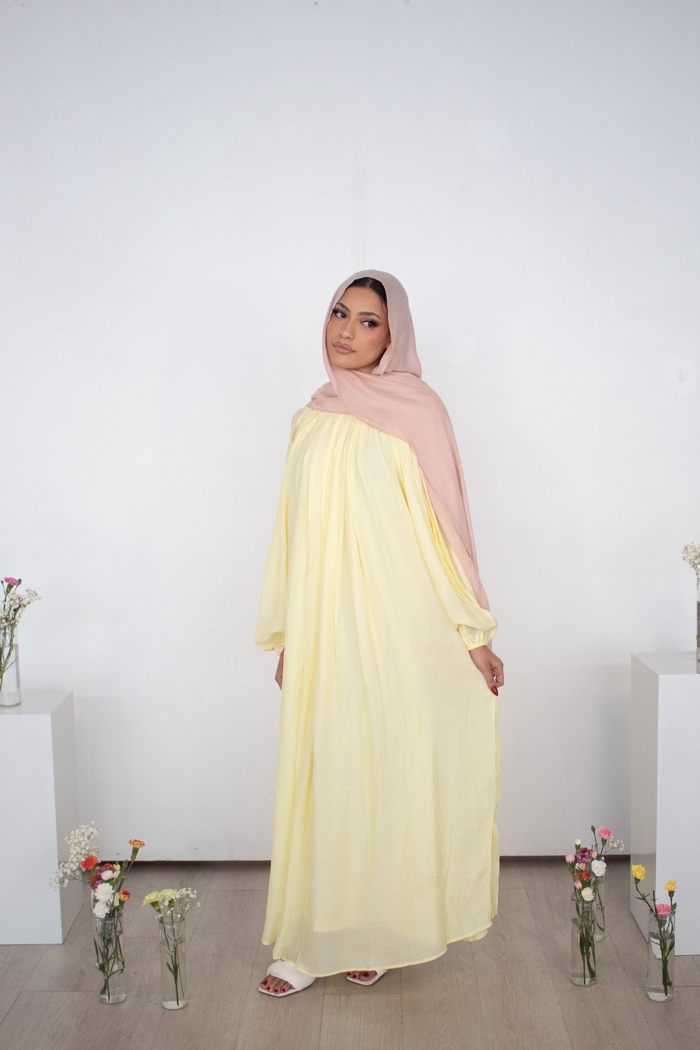 Warda Dress - Yellow Daisy