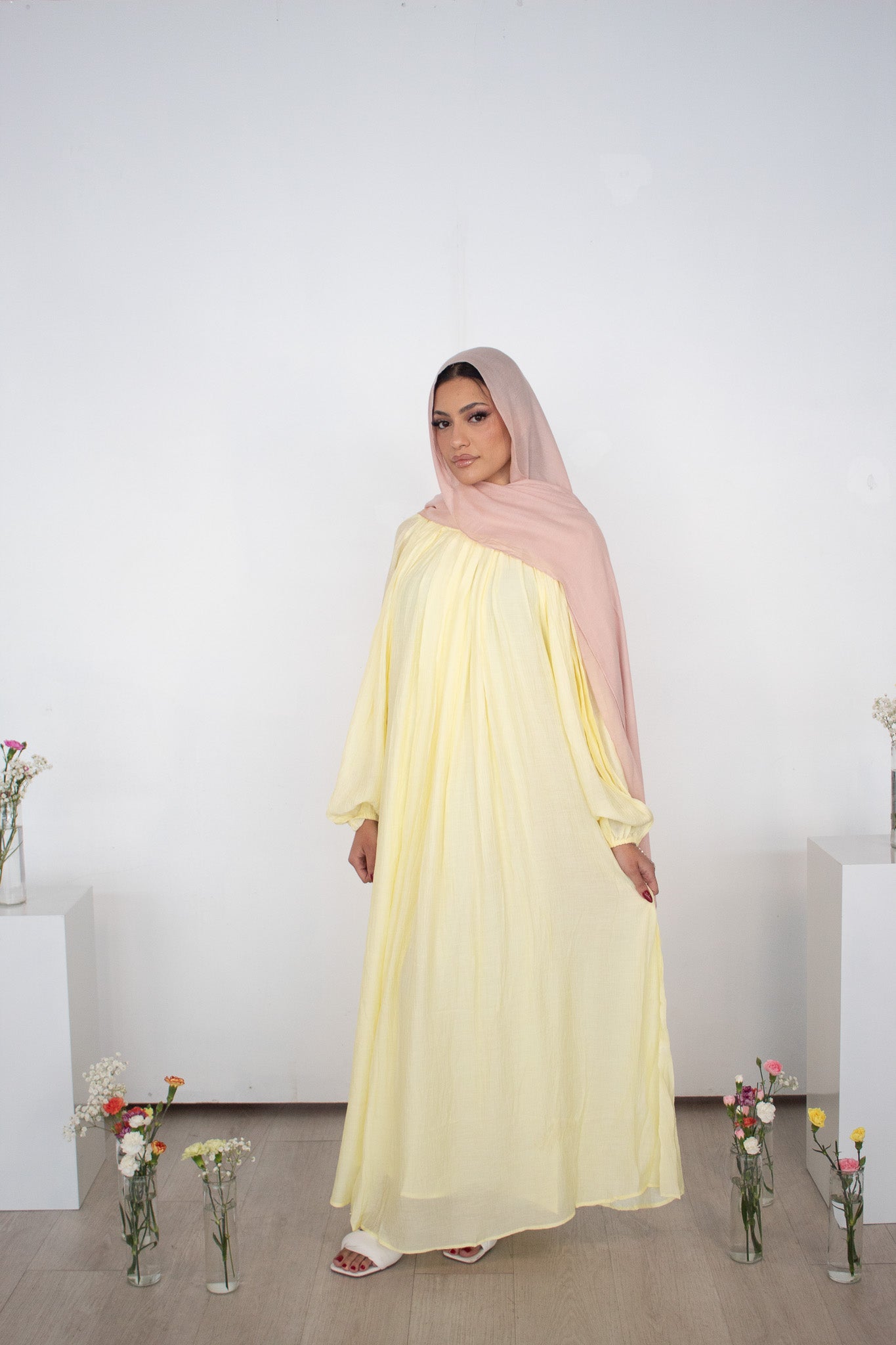Warda Dress - Yellow Daisy