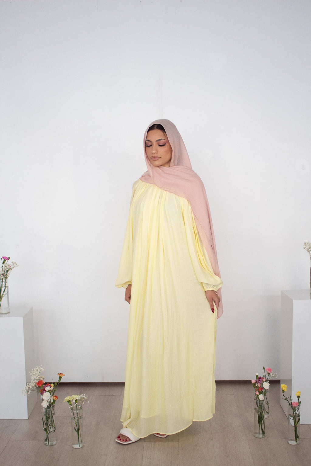 Warda Dress - Yellow Daisy