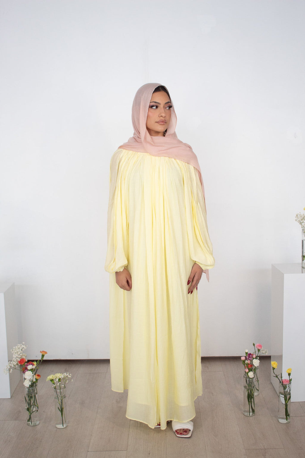 Warda Dress - Yellow Daisy