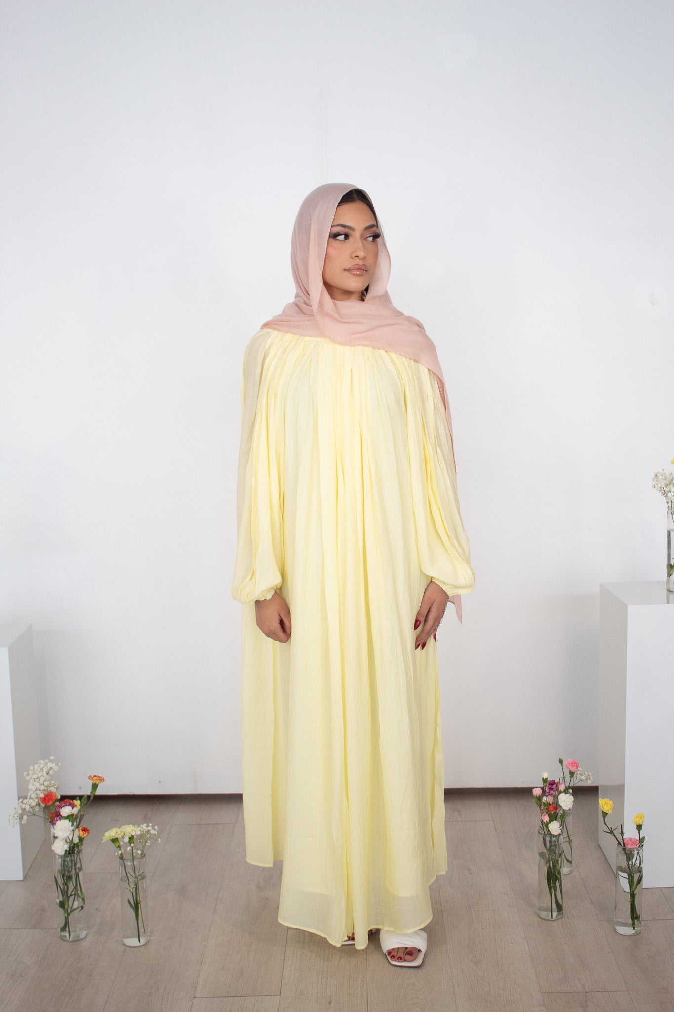 Warda Dress - Yellow Daisy