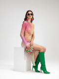 One-Shoulder Slit Dress with Cinched Waist For Women, Upper East Side, BYMANYC New York.
